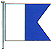 Flagge Alpha